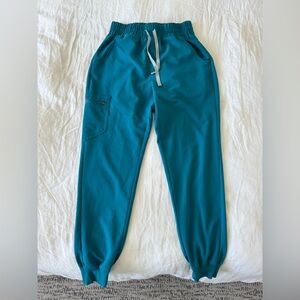 Figs Pacific Blue High Waisted Zamora Size S